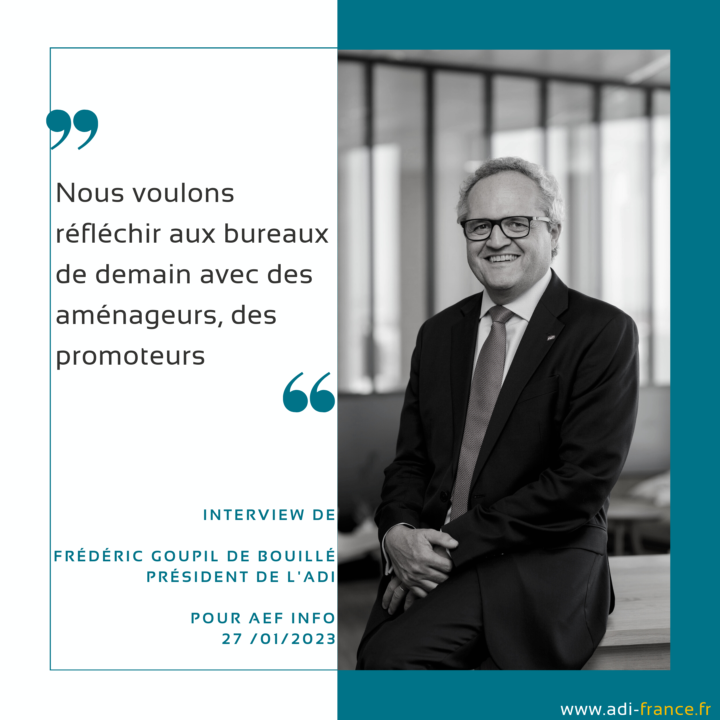 Interview AEF Frédéric Goupil de Bouillé, président de l'ADI