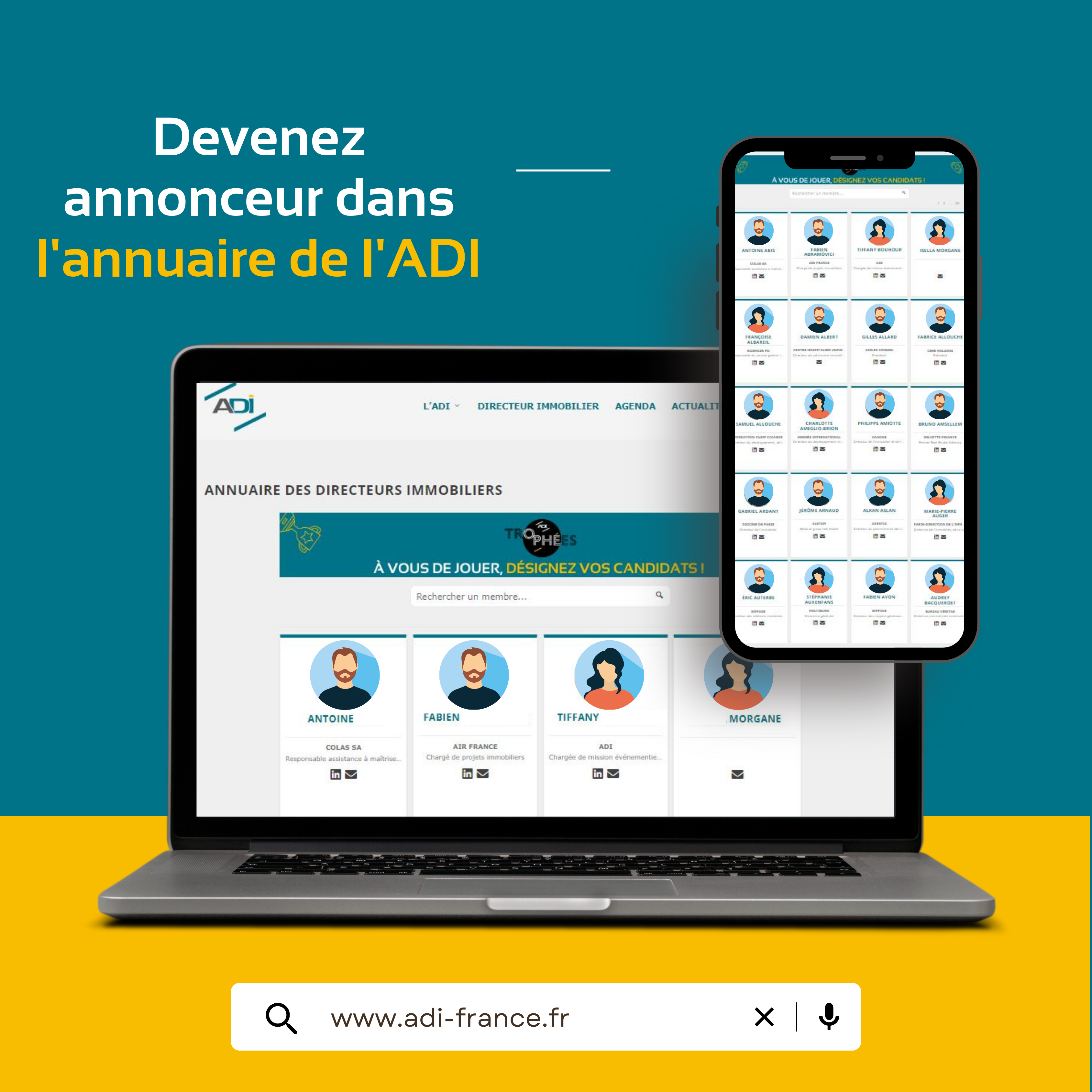 Devenez annonceur de l'annuaire